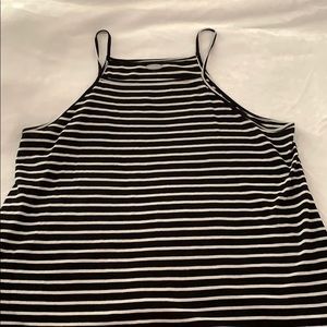 Spaghetti strap tank top.